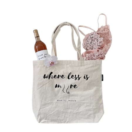 Where Less is More Tote Bag